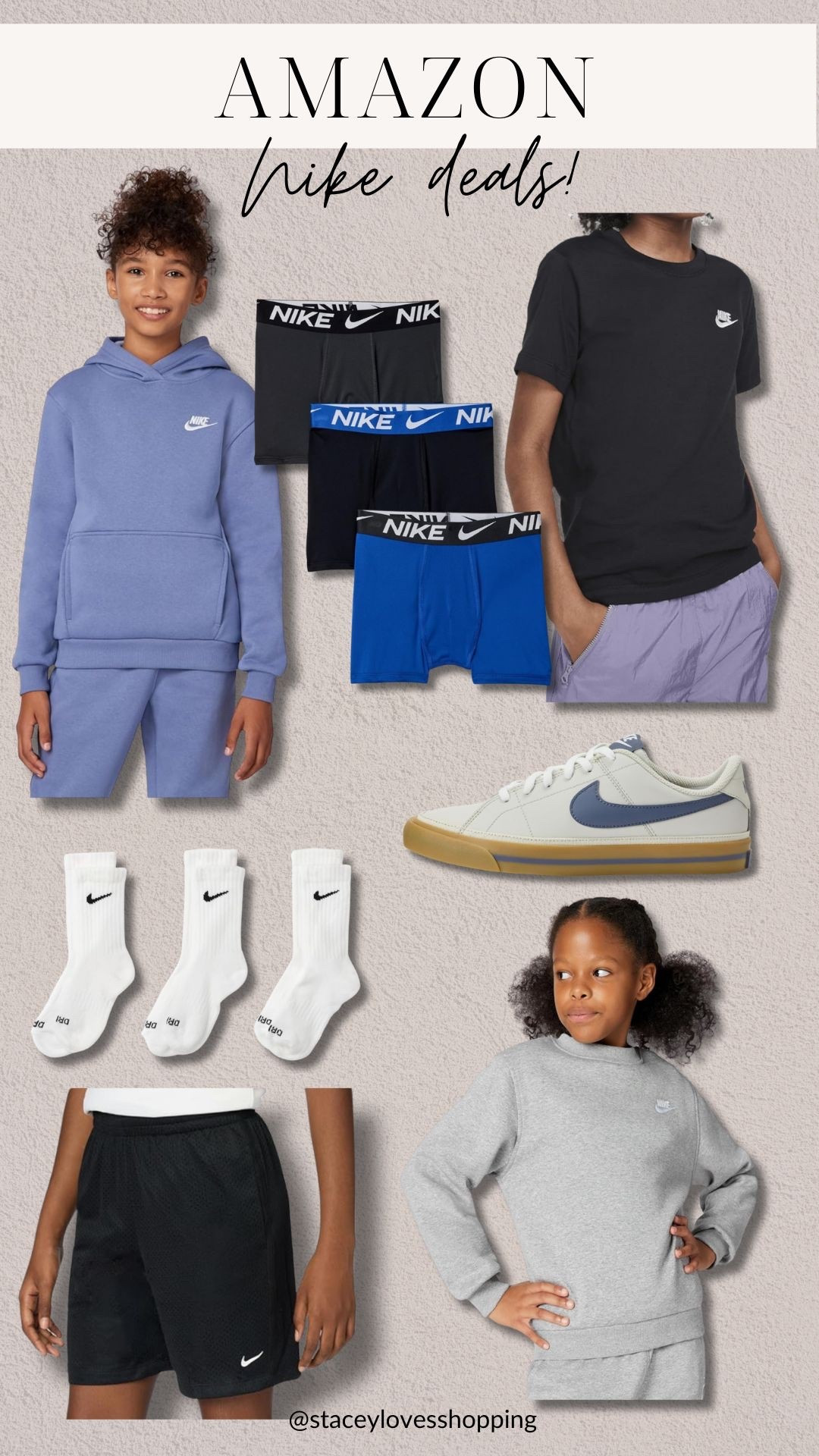 Kids Nike deals on Amazon! Great gifts for kids for the holidays!

#ad #founditonamazon #winterfavorites2025 @amazon



#LTKGiftGuide #LTKKids #LTKHoliday