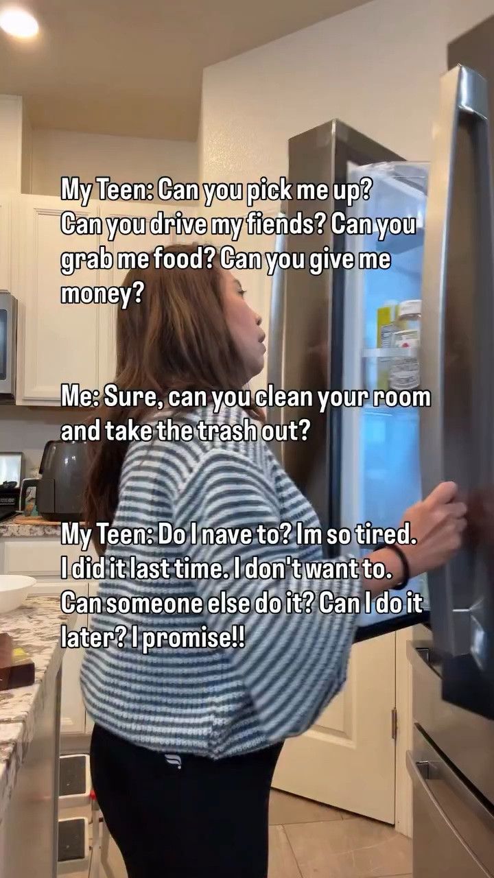 These kids give you : unlimited requests, but the second you ask them to clean their room... suddenly they’re ‘too tired’ 

Who else can relate?

•
#momofinstagram #momofteens #relatablemom #momlifeunfiltered