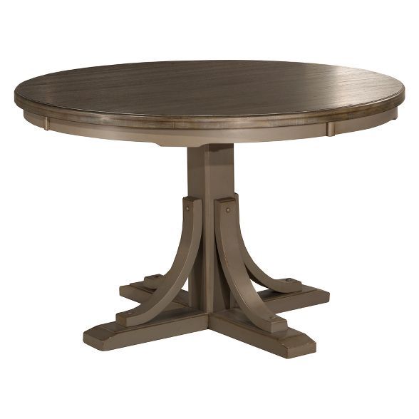 Clarion Round Dining Table Distressed Gay - Hillsdale Furniture | Target
