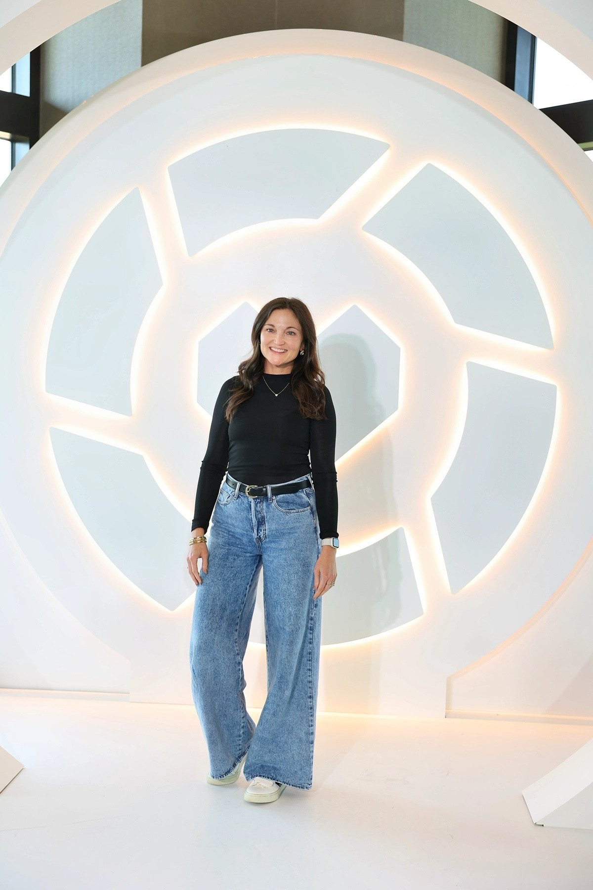 Love the look I wore yesterday for LTKCon 🖤 This top is a little sheer so I am wearing a Free People cami under and comfy sneakers!

#LTKSeasonal #LTKCon #LTKWorkwear