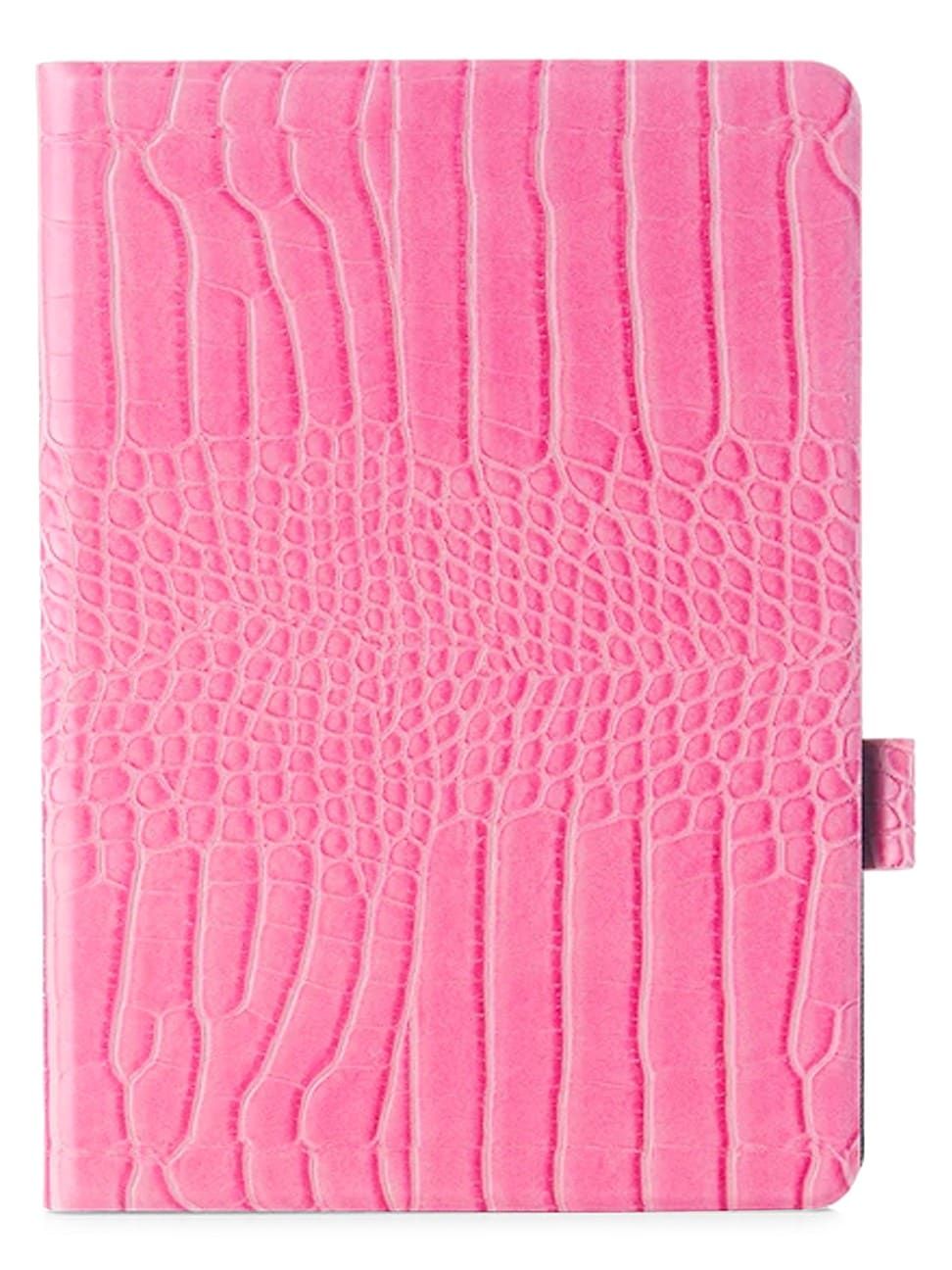 Faux Crocodile iPad Case - Rose | Saks Fifth Avenue