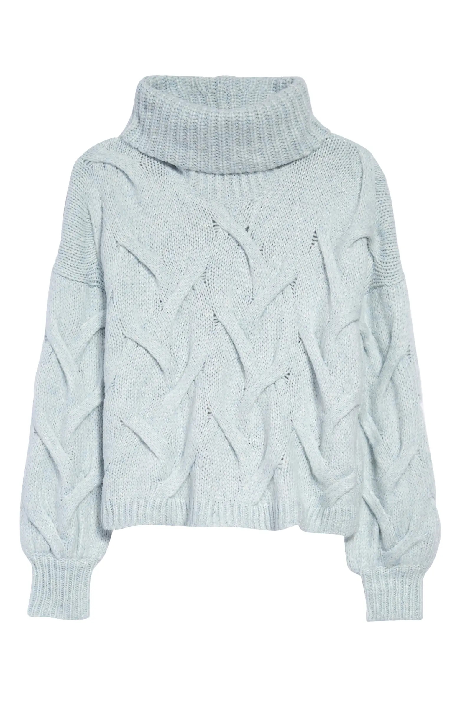 Madewell Somervell Modern Cable Turtleneck Sweater | Nordstrom | Nordstrom