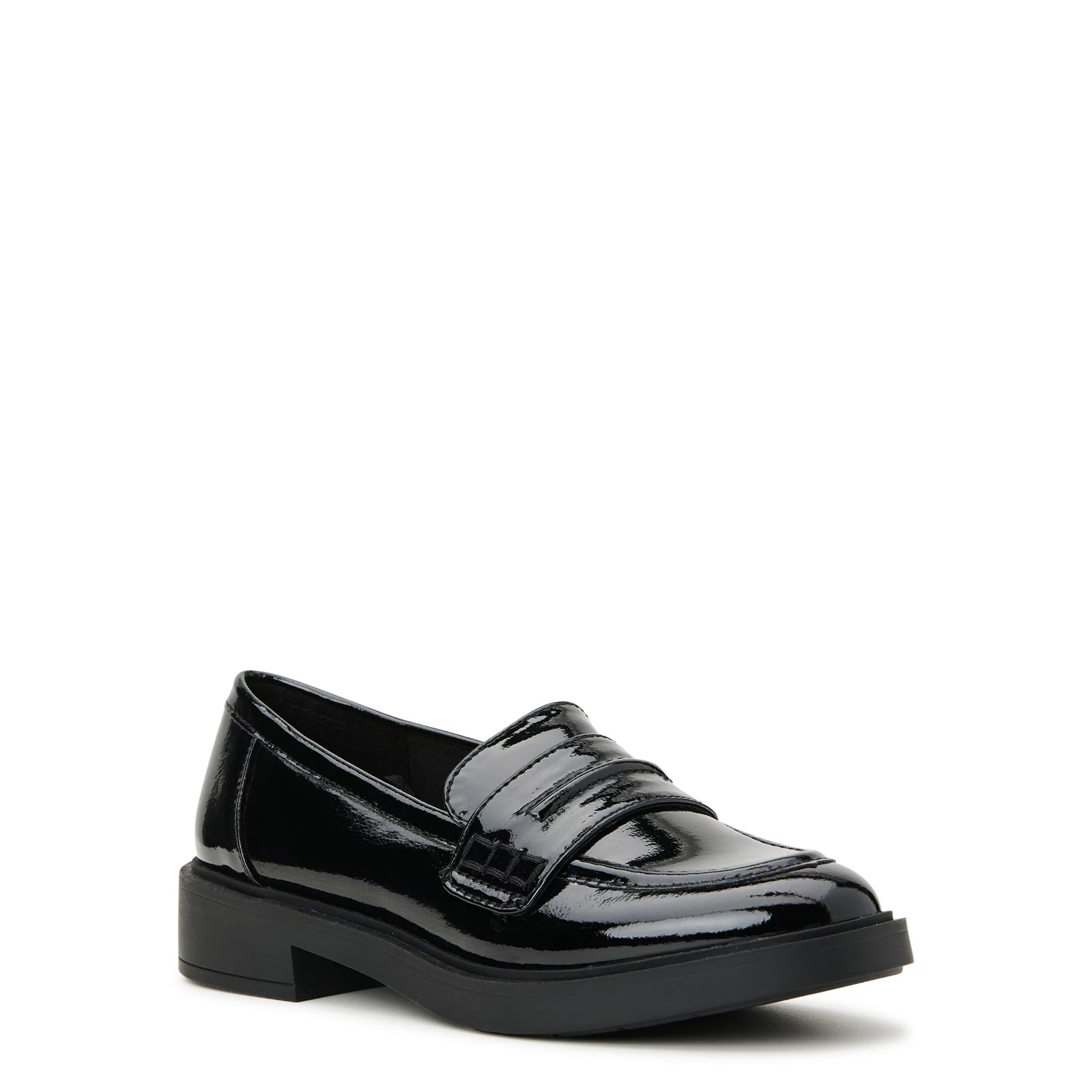 Time and Tru Women's Slip on Penny Loafer Dress Shoe - Wide Width Available | Walmart (US)