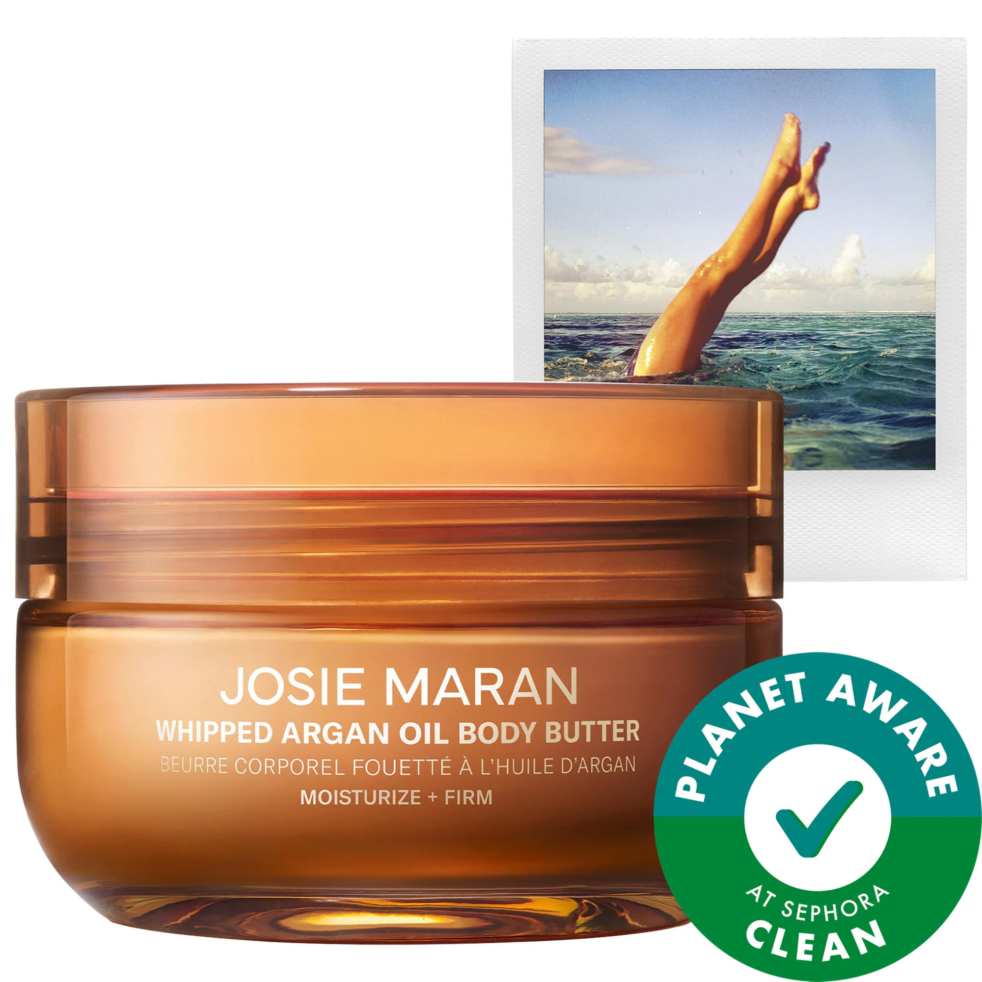Josie Maran Always Nude (Unscented) - Whipped Argan Oil Refillable Firming Body Butter Jar 6 oz | Sephora (US)