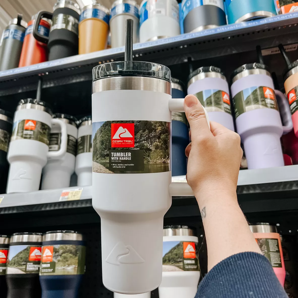 Ozark Trail 40 oz Vacuum Insulated Stainless Steel Tumbler - Walmart Finds