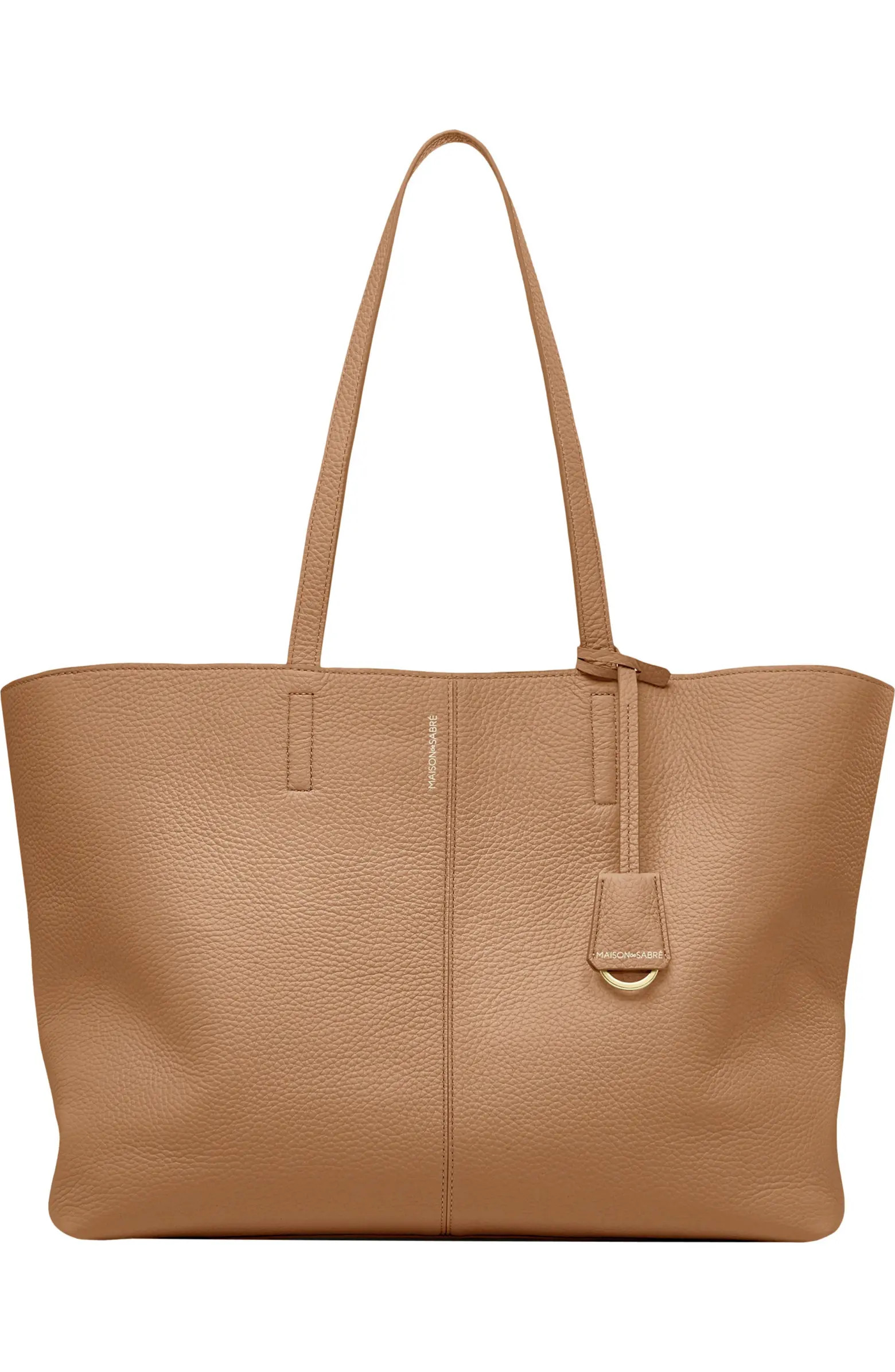 MAISON de SABRÉ Large Leather Snap Soft Tote | Nordstrom | Nordstrom