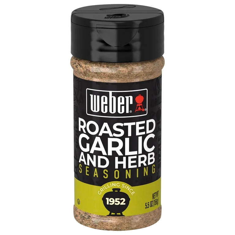 Weber Roasted Garlic & Herb Seasoning, 5.5 oz | Walmart (US)