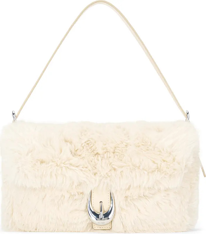 STAUD Harlow Faux Fur Shoulder Bag | Nordstrom | Nordstrom