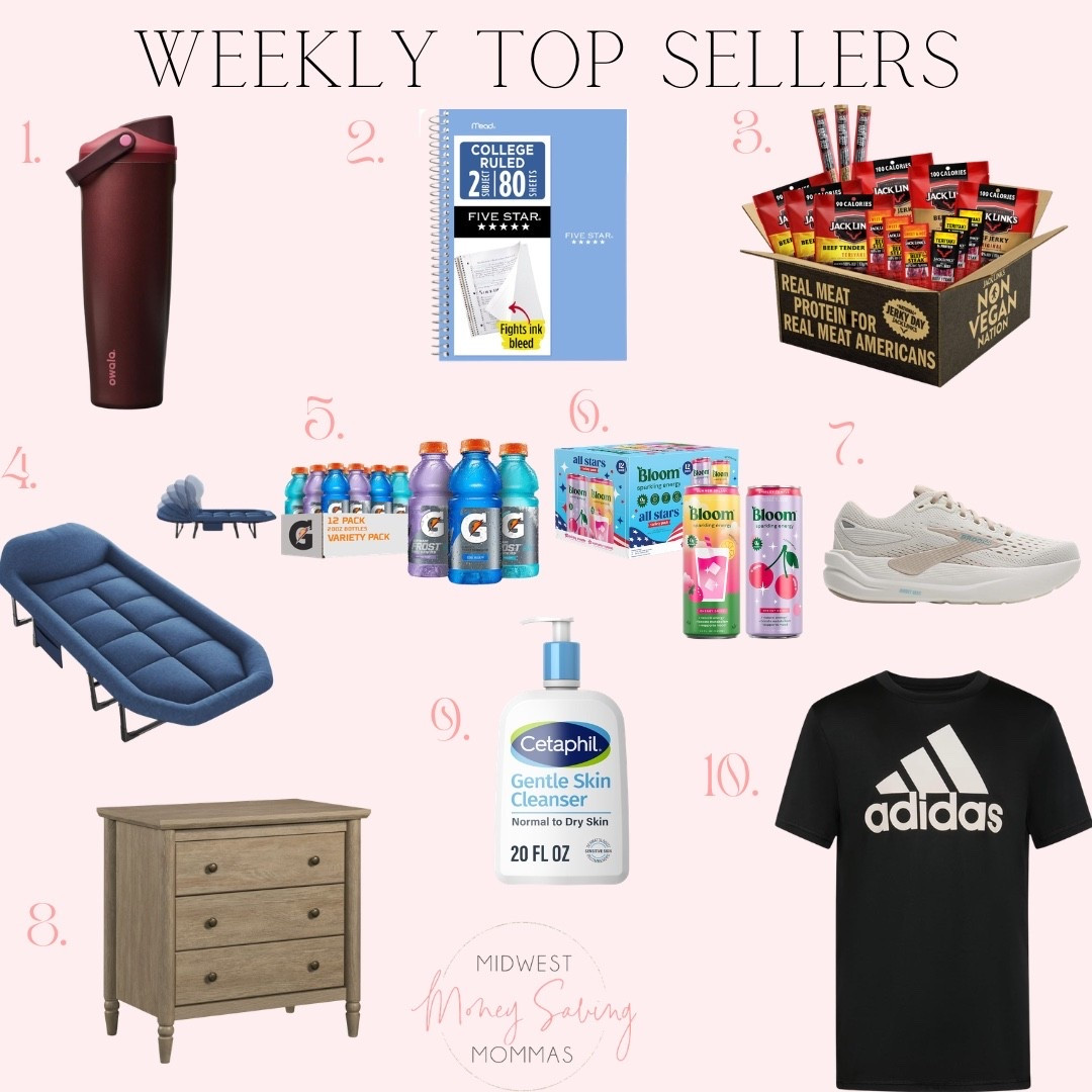 Weekly top sellers

Best sellers owala water bottle notebook snacks camping bed energy drinks Gatorade sneakers nightstand cetaphil face cleanser tshirt

#LTKmomlife #LTKSeasonal #LTKHome