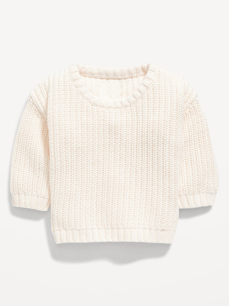 Unisex Organic-Cotton Pullover Sweater for Baby | Old Navy (US)