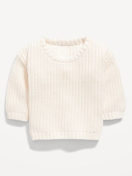 Unisex Organic-Cotton Pullover Sweater for Baby | Old Navy (US)