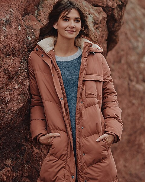 Upwest Maxi Puffer Coat | Express