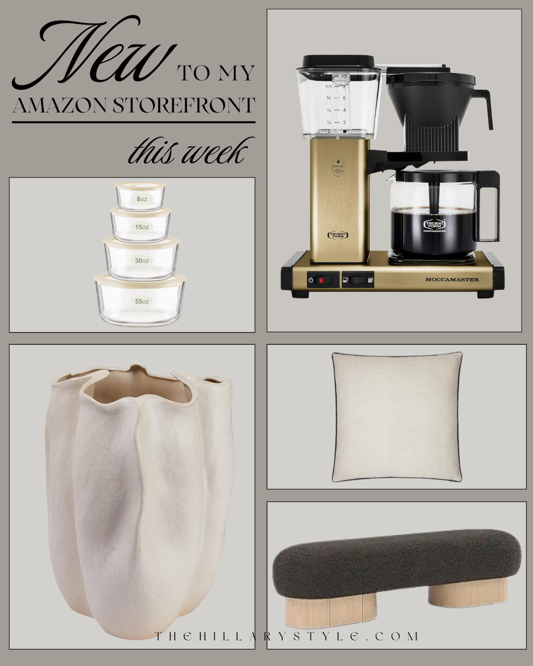 New to My Amazon Storefront This Week ✨
Chic everyday home finds — timeless kitchen essentials, sculptural décor, cozy neutrals, and elevated pieces that make your space feel warm, modern, and thoughtfully curated 🤍
#ltkhome #amazonhome #amazonfinds #amazonstorefront #homedecor #neutralhome #modernhome #cozyhome #thehillarystyle 

 #LTKHome