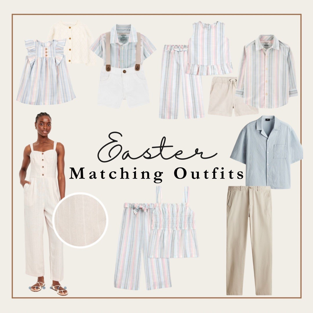 Some things were already out of stock so I added bottoms that would still make all these outfits work together. Family photo time with this sweet collection. Easter Sunday in style!

#LTKBaby #LTKKids #LTKFamily
