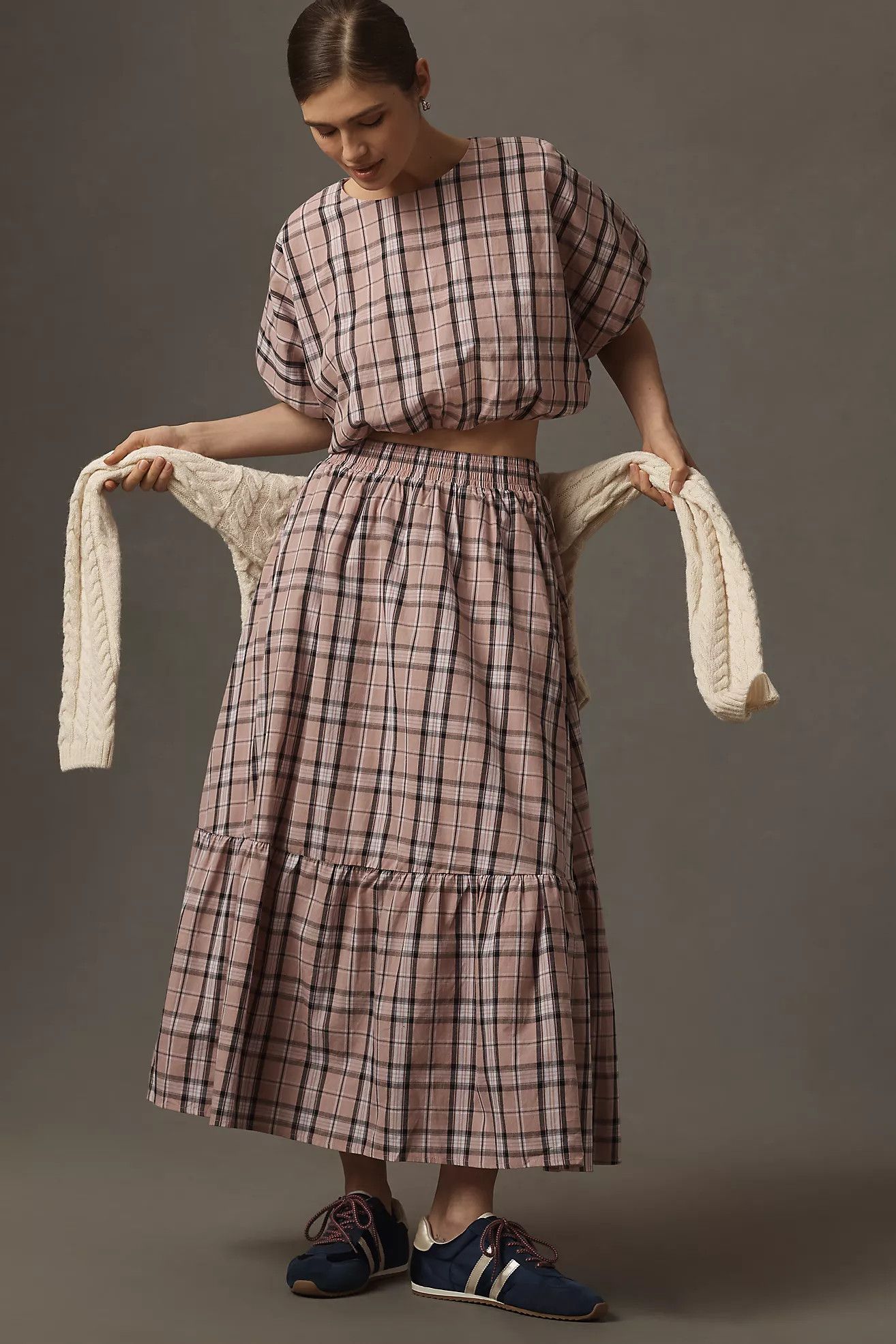 English Factory Plaid Maxi Skirt | Anthropologie (US)