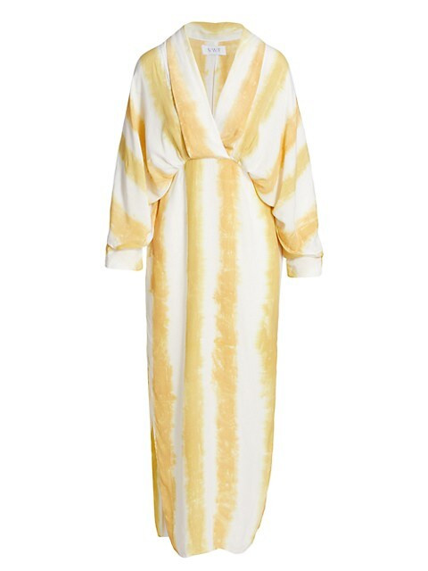 Striped Plunge Maxi Dress | Saks Fifth Avenue