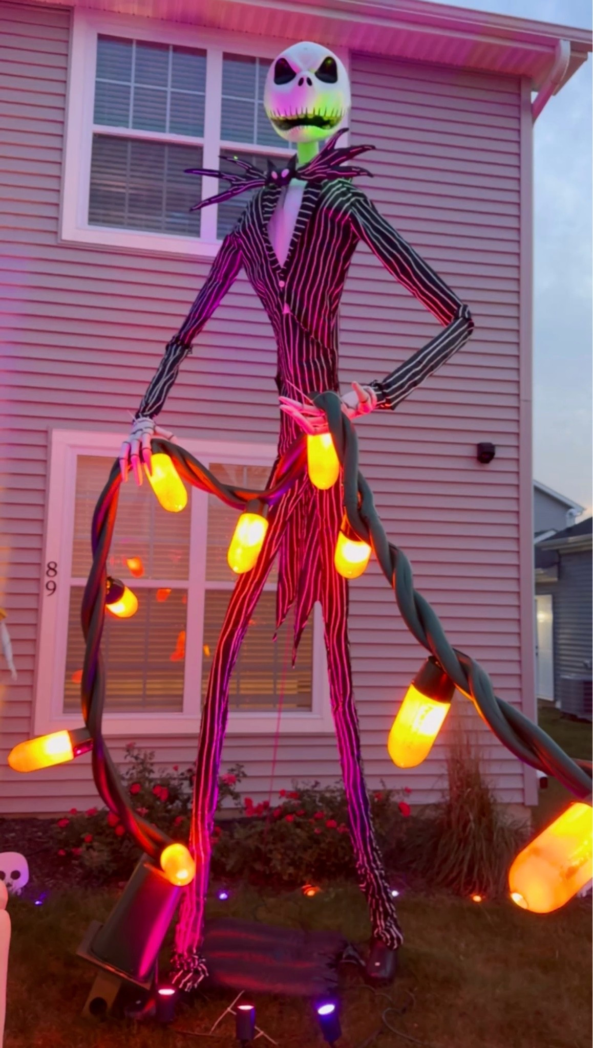 DIY giant Halloween string lights 🎃💡