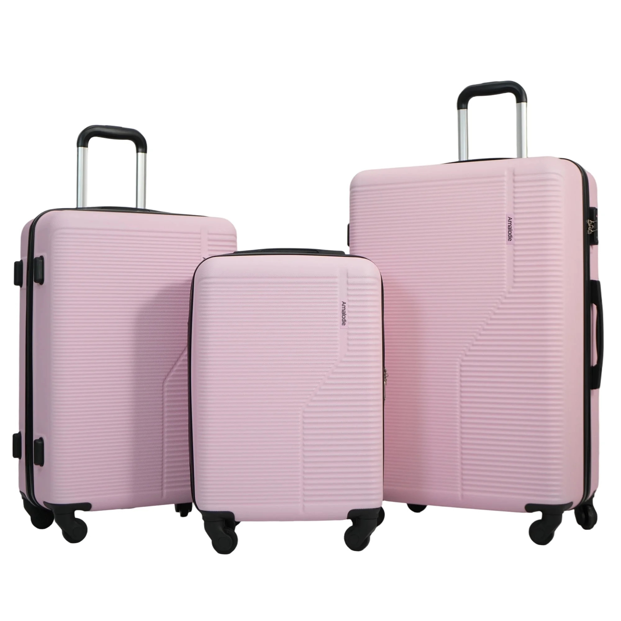 Travelhouse 3-Piece Hardside Luggage Set - Lightweight Spinner Suitcase with TSA Lock (20in/24in/... | Walmart (US)