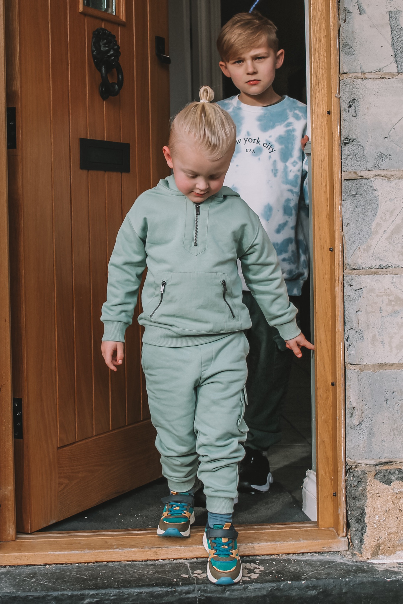 Toddler / kids fashion. 4 years old. Jogger set. Kids Trainers. Sage green outfit. Toddler styling tips. Kids outfit.

#LTKstyletip #LTKSeasonal #LTKkids