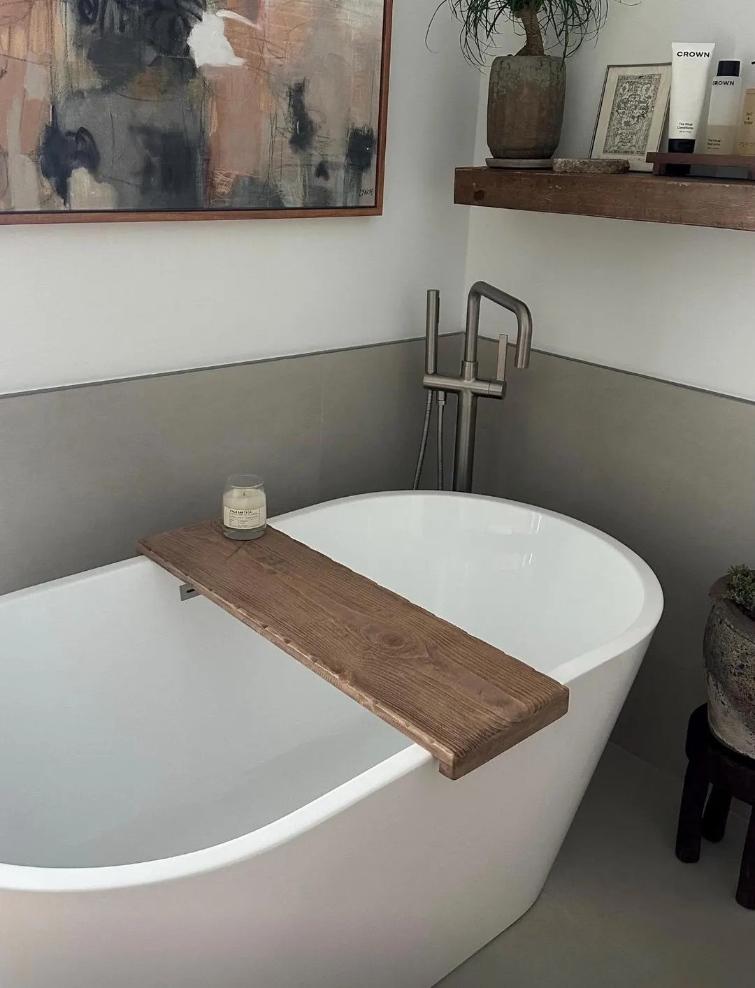 Rustic, Vintage Inspired, Handmade Bathtub Caddy, Distressed Wood Caddy, Weathered Wood Bathtub S... | Etsy (US)