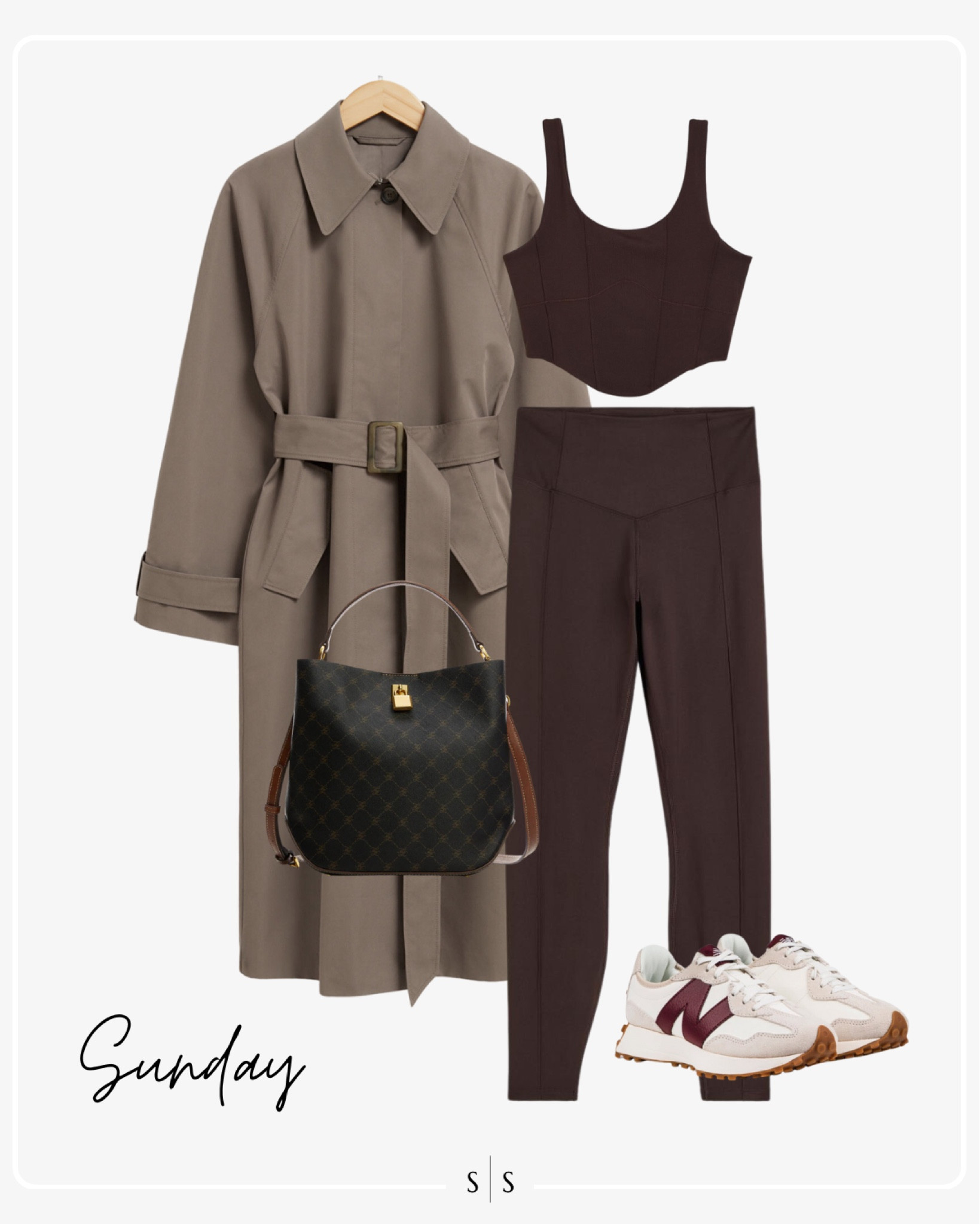 Style Guide of the Week | Transitional outfits to wear in between Summer and Fall

Trench coat, corset sports bra, leggings, sneakers, mini shopper handbag, athleisure, activewear, weekend wear 

Timeless style, outfit ideas, transitional style, warm weather style, Fall outfit, Summer outfits, closet basics, casual style, chic style, everyday outfit. See all details on thesarahstories.com ✨

#LTKstyletip #LTKfitness