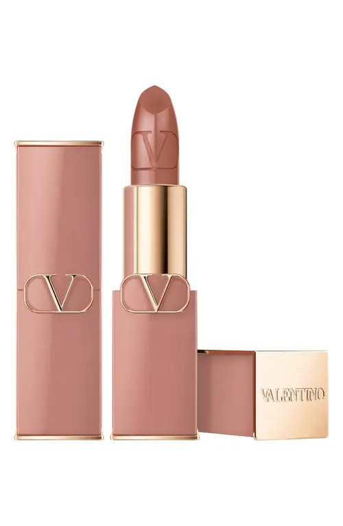 Valentino Satin Refillable Lipstick in Brown at Nordstrom | Nordstrom