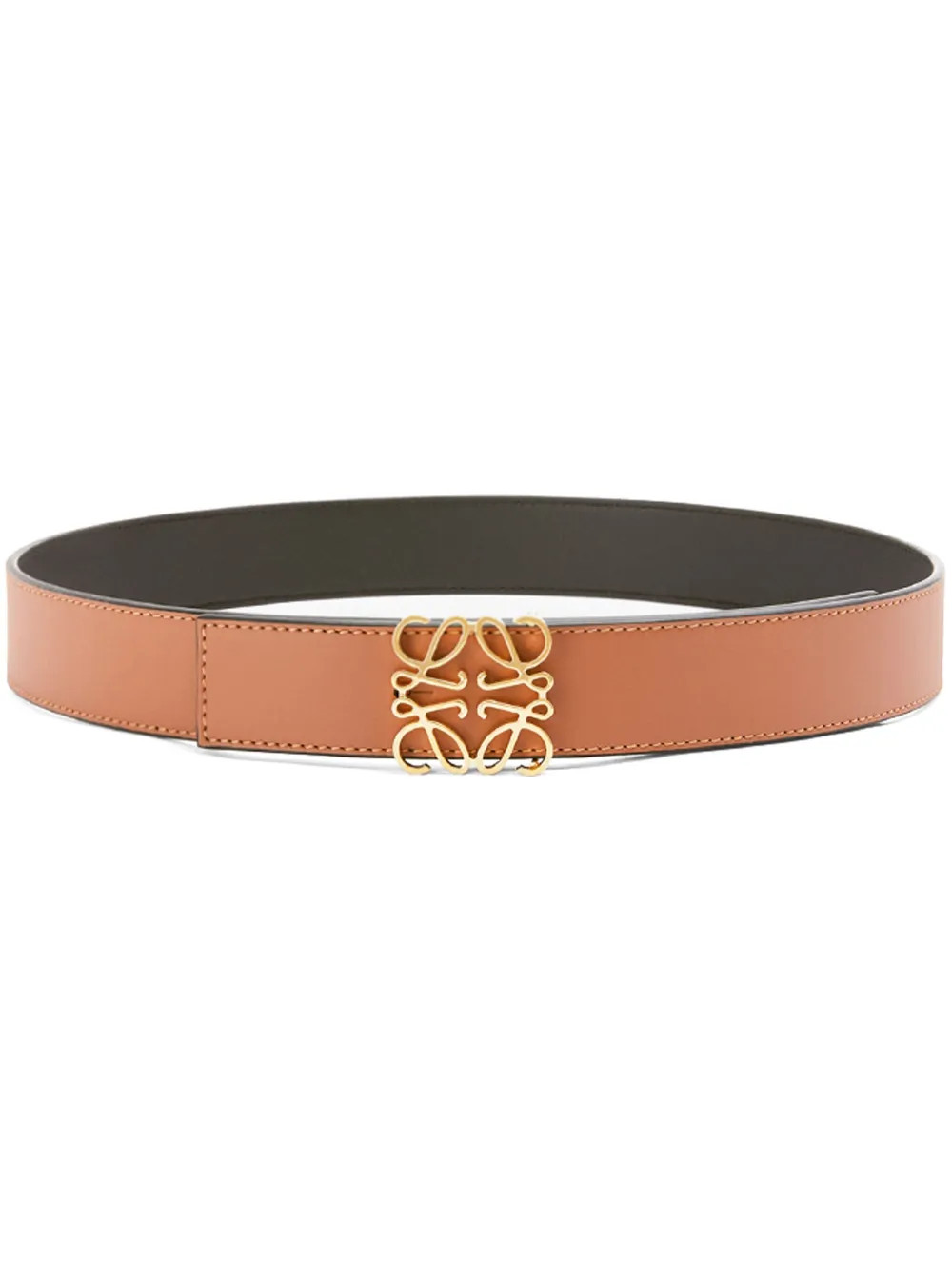 LOEWE Reversible Anagram Belt  | Brown | FARFETCH UK | Farfetch Global