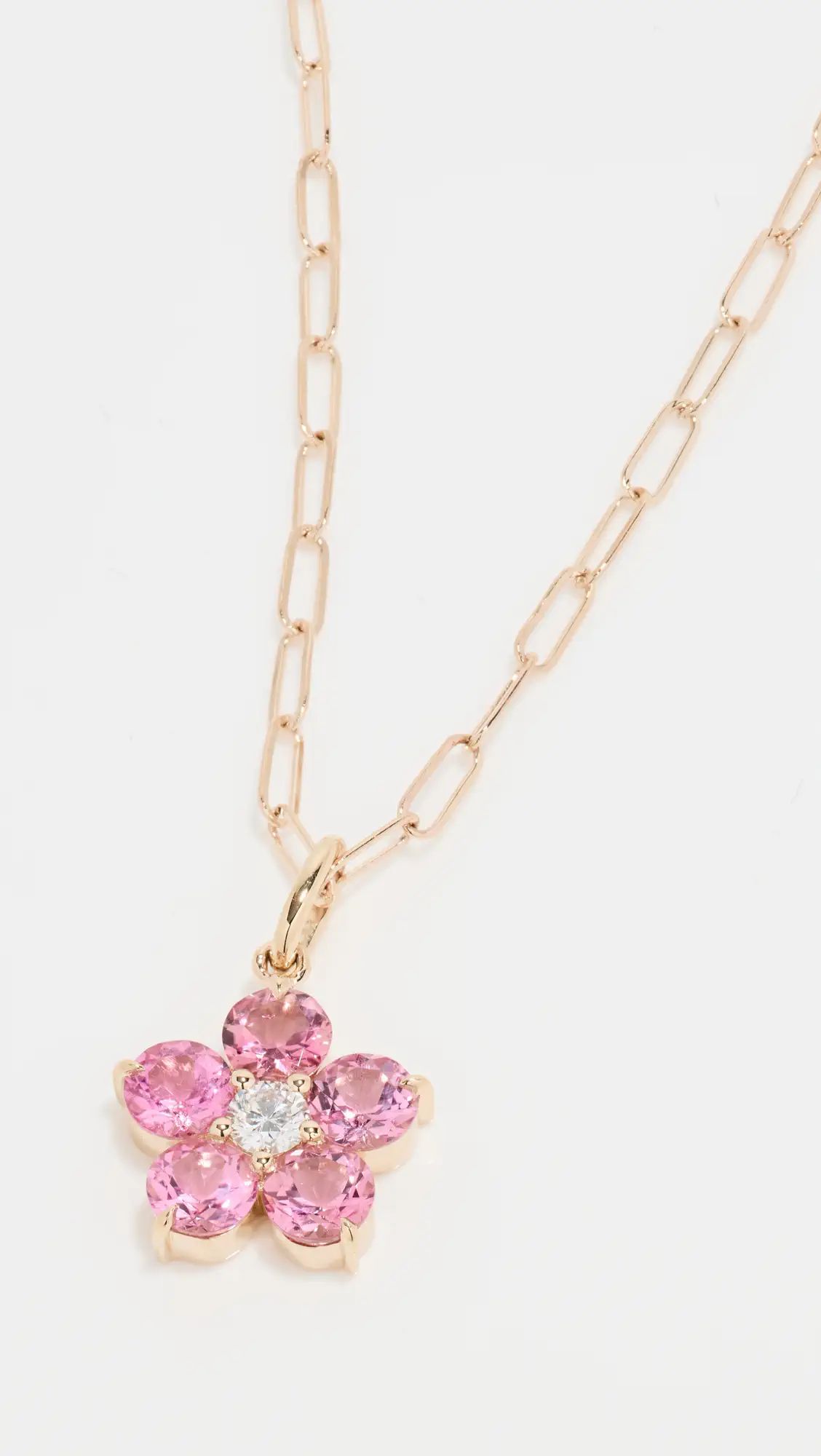 Jane Taylor 14k Large Faceted Round Floral Necklace | Shopbop | Shopbop