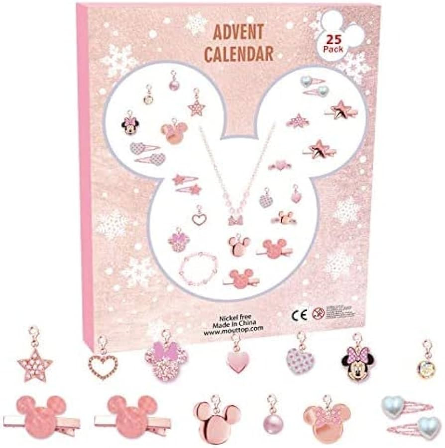 SWIND Advent Calendar 2023 Christmas Necklace Bracelet Jewelry Pendant Hair Clip Kit 24 Days Coun... | Amazon (US)