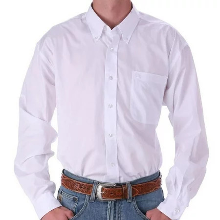 Cinch Solid White Button Down - Mens Shirt - Mt10320020 | Walmart (US)