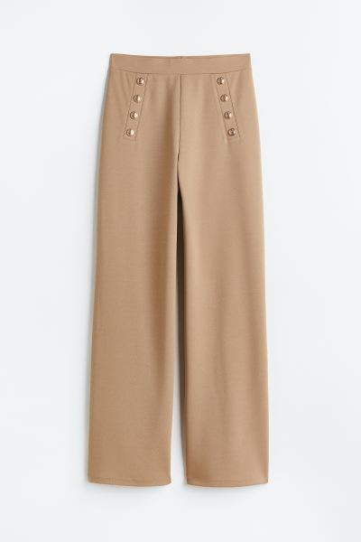 Button-front trousers | H&M (UK, MY, IN, SG, PH, TW, HK)