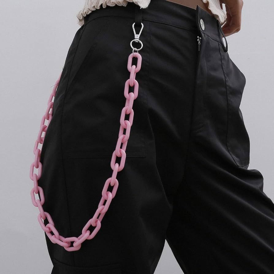 Sither Color Acrylic Jean Chains Wallet Chain Pocket Chain Belt Chains Keychain Hip Hop Punk Jean... | Amazon (US)