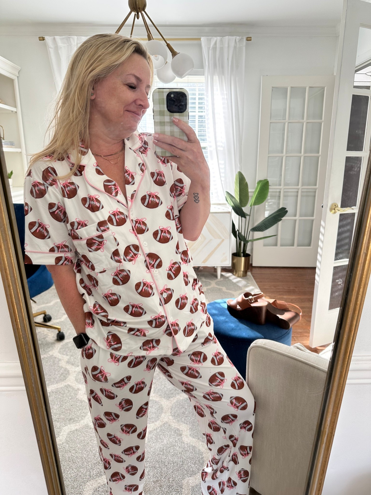 Foot ball pajamas 
Super cute and comfy!
Wearing med
Current code is September for 30% off


#LTKActive #LTKParties #LTKSeasonal