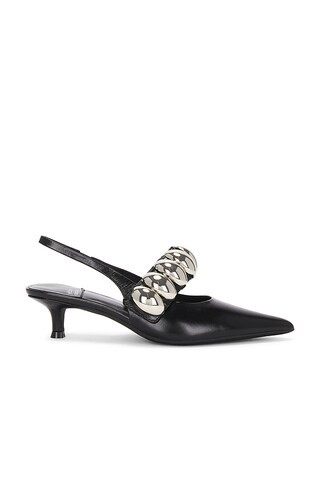 Jeffrey Campbell Persona-SD Slingback in Black Silver from Revolve.com | Revolve Clothing (Global)