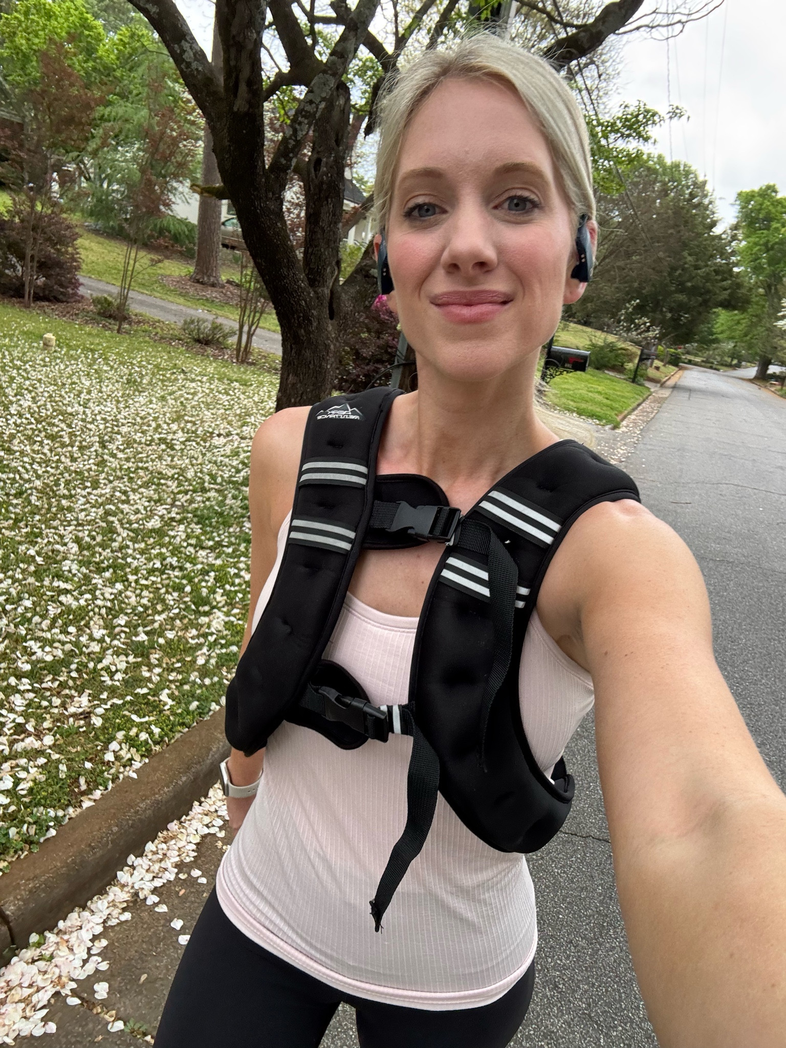 Weighted vest from Amazon. 

#LTKActive