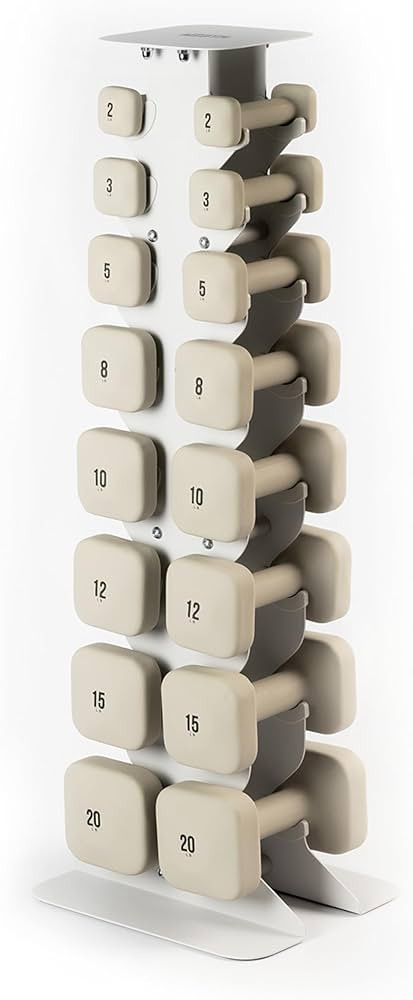 WeGym SafeGrip Square Dumbbells with Anti Slip Handles, Aesthetic Free Weights for Home Workouts,... | Amazon (US)