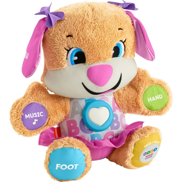 Fisher-Price Laugh & Learn Smart Stages Sis Musical Plush Toy for Infants and Toddlers | Walmart (US)
