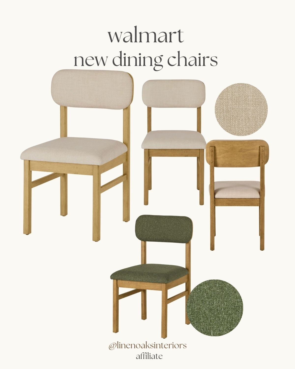 New dining chairs from Walmart just launched!! 

dining affordable walmart table kitchen chairs table hosting canvas organic  

 #LTKHome #LTKSaleAlert #LTKStyleTip