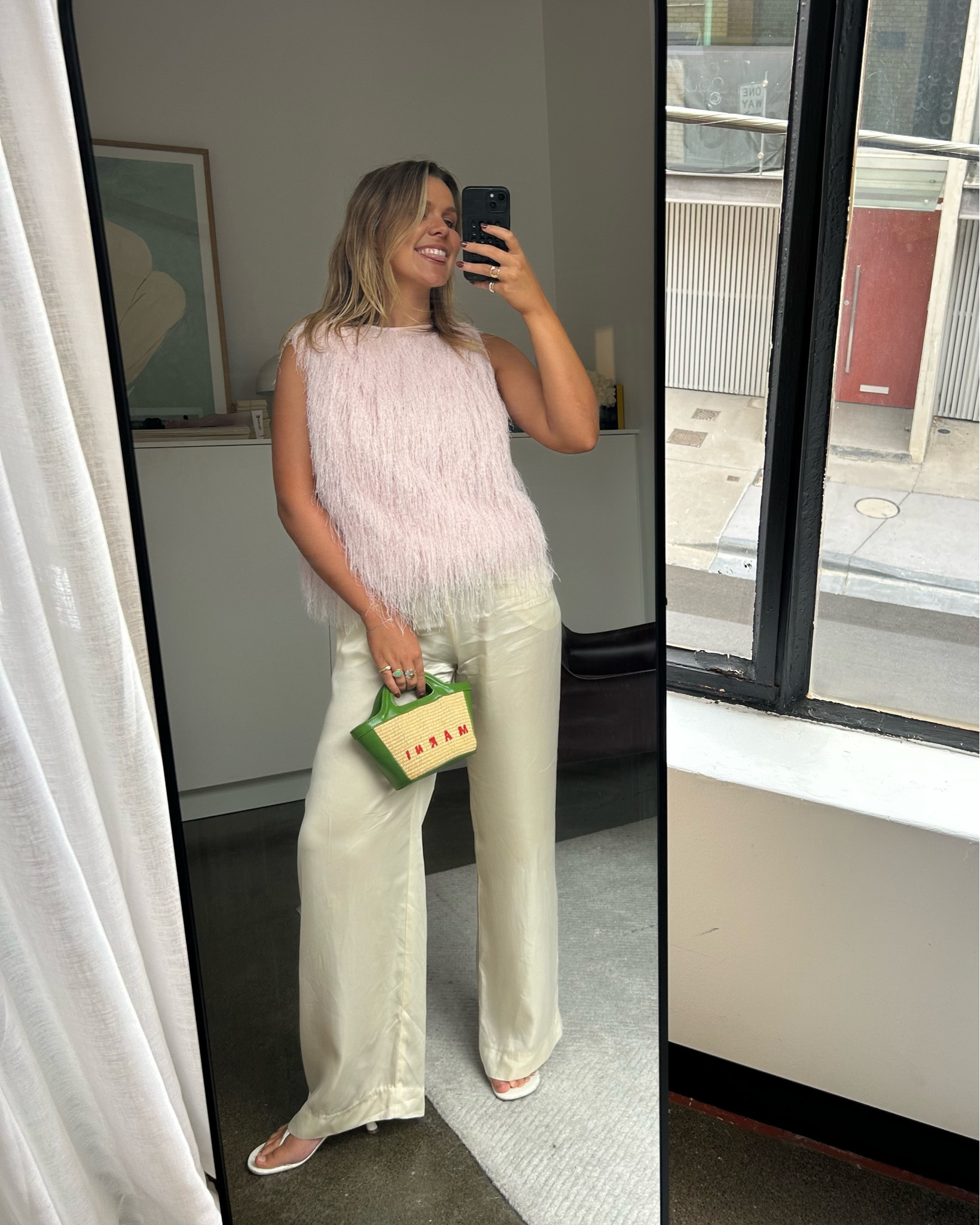 Zara’s outfit for our team lunch 