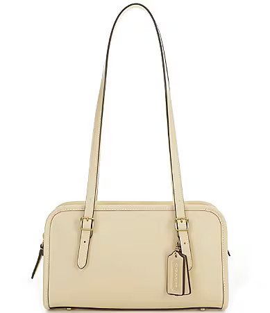 COACH Swing Zip Buckle Detail Satchel Bag - Moon Light | Dillard's