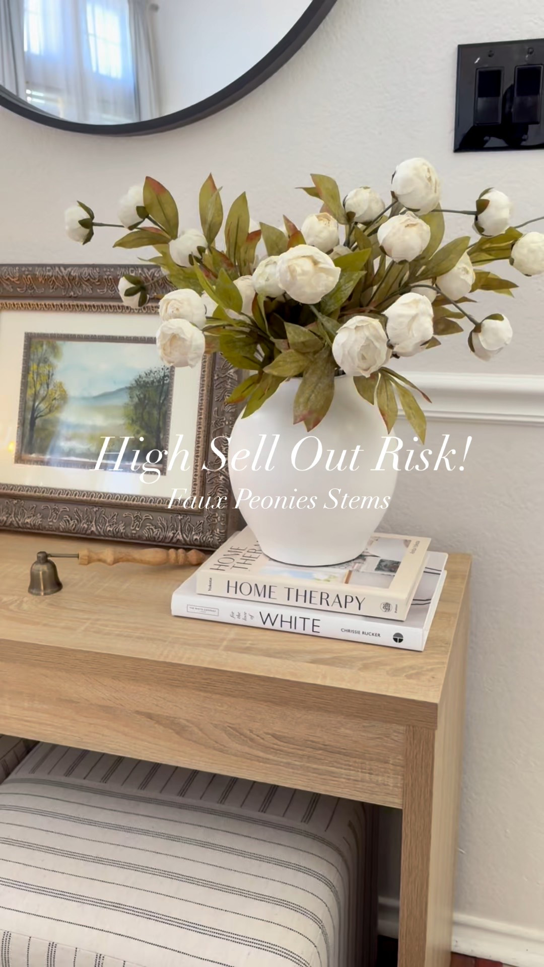 Viral faux peonies for spring decorating 

#LTKHome #LTKSeasonal