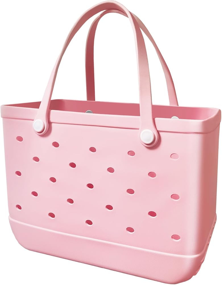 Kcomotee Rubber Beach Bag-Beach Rubber Tote Bag,Waterproof Washable Durable Open Beach Tote Bag f... | Amazon (US)