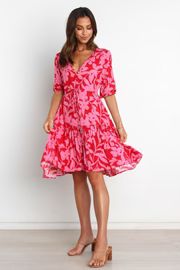 Despina Dress - Red | Petal & Pup (US)