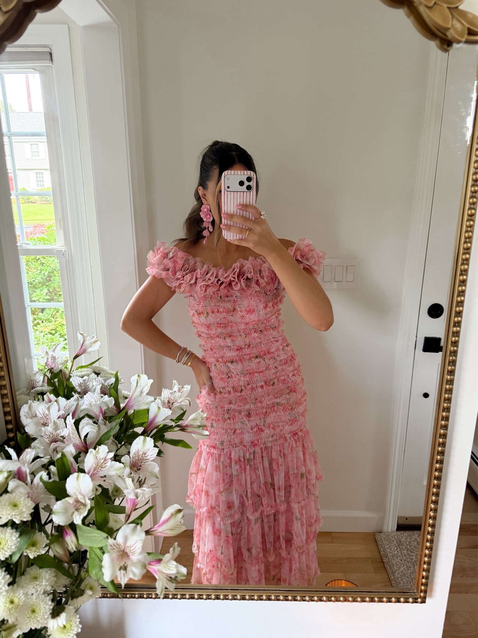 The perfect dress for a whimsical garden party 💗🌸✨ wearing size small/4

Floral dress | ruffle dress | baby shower dress | wedding guest dress | cocktail dress

#LTKgrwm #LTKootd #LTKWedding