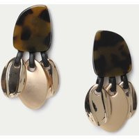 M&S Tortoise Shell Drop Statement Earrings Brown | Marks & Spencer (UK)