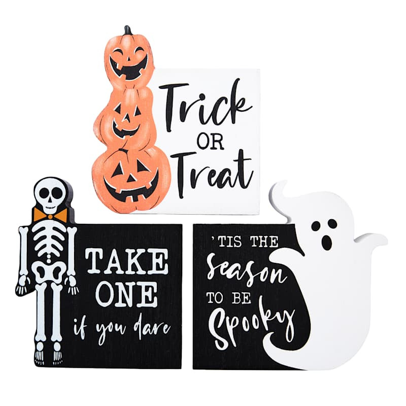 Happy Haunting Set of 3 Skeleton Signs, 3.9"








	
		
		
			
				Write a Review
			
		
	




... | At Home