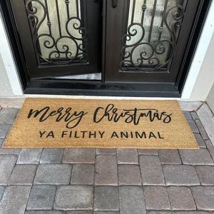 Filthy Animal Doormat Funny Christmas Doormat Funny Doormat - Etsy | Etsy (US)