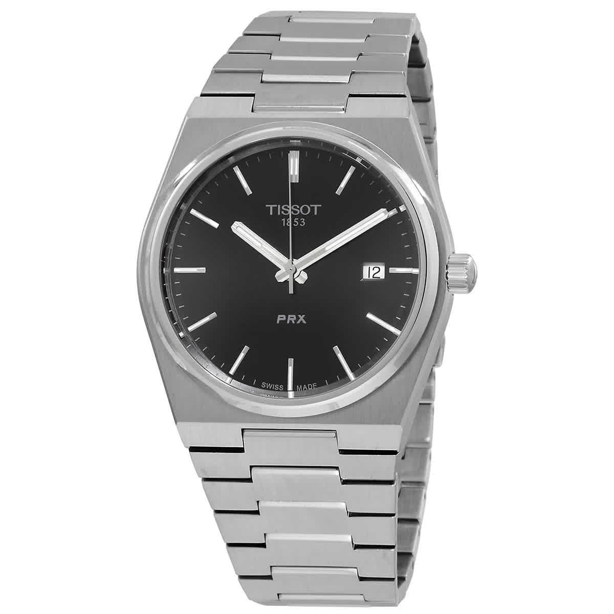 Tissot PRX 40 Quartz Black Dial Mens Watch T137.410.11.051.00 | Jomashop.com & JomaDeals.com