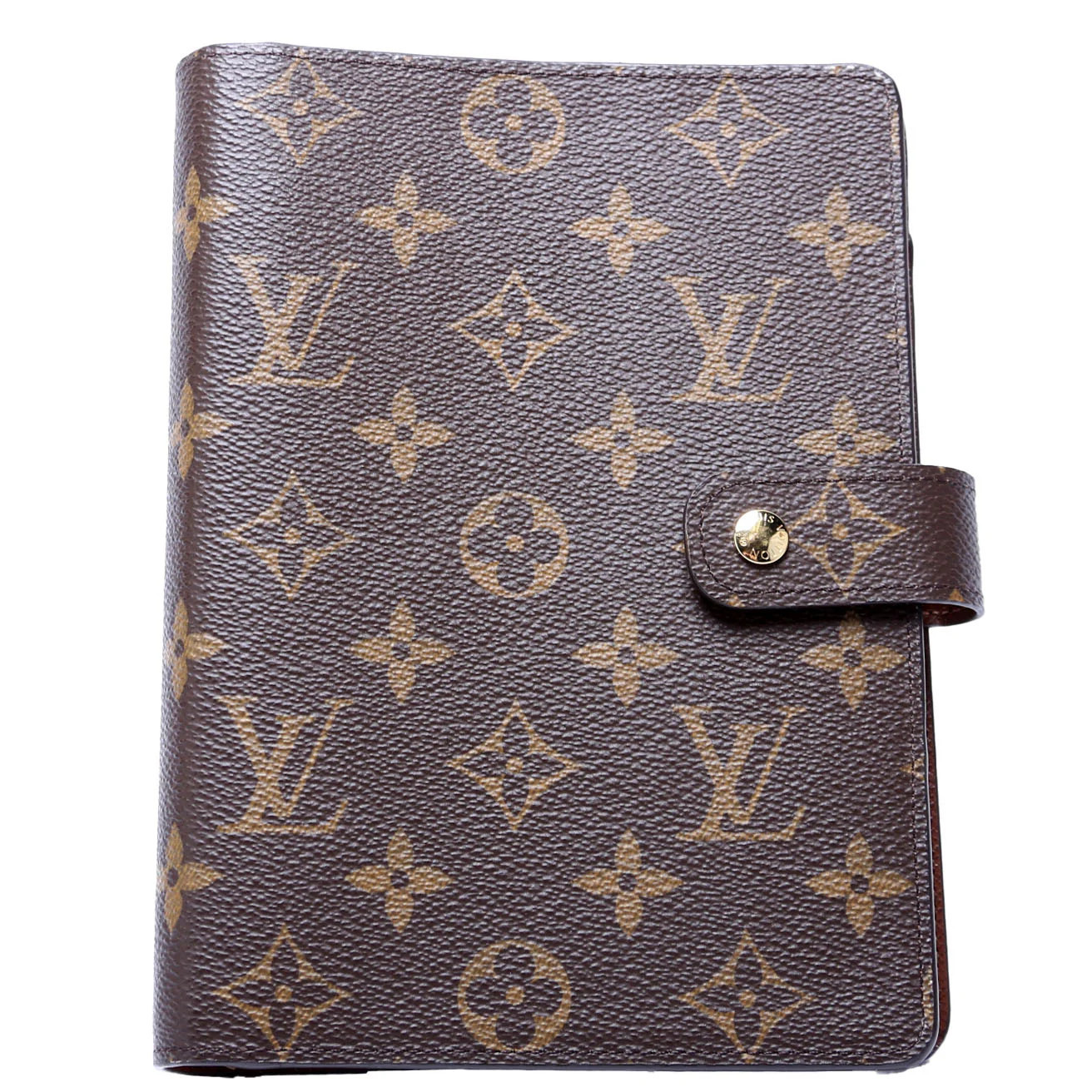 Agenda Medium Ring Monogram | Keeks Designer Handbags