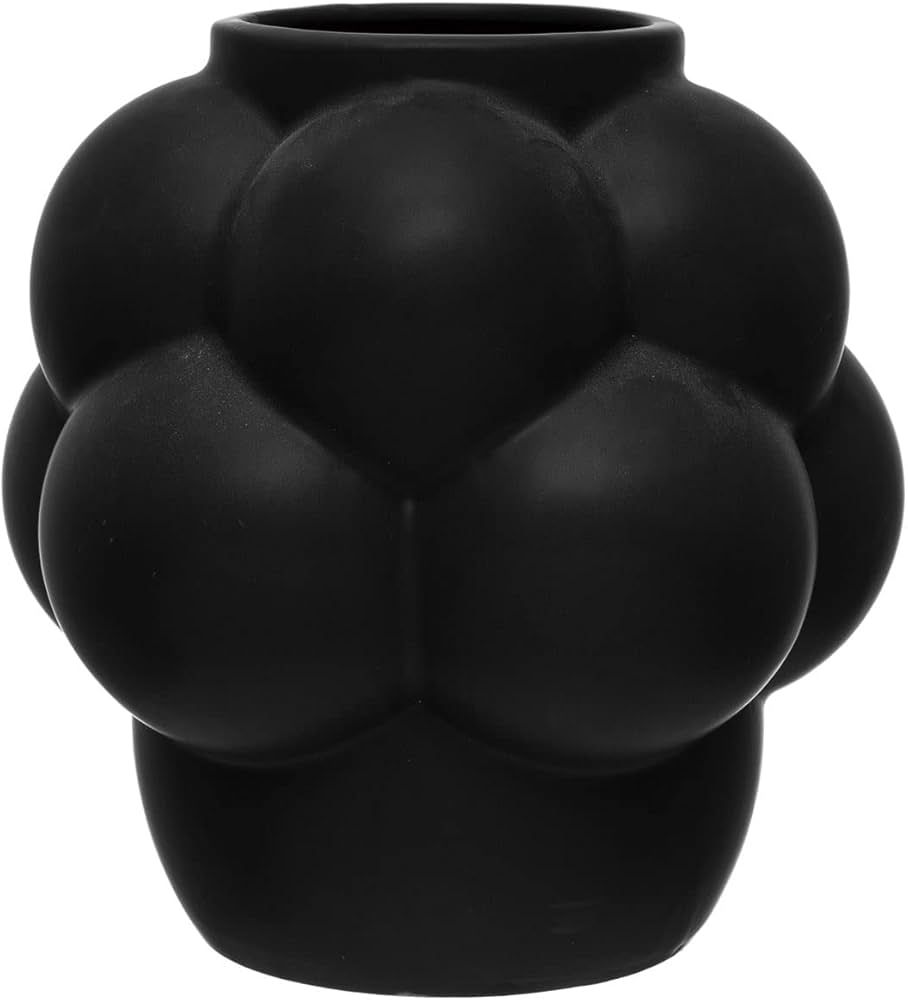 Creative Co-Op Stoneware Vase with Raised Dots | Amazon (US)
